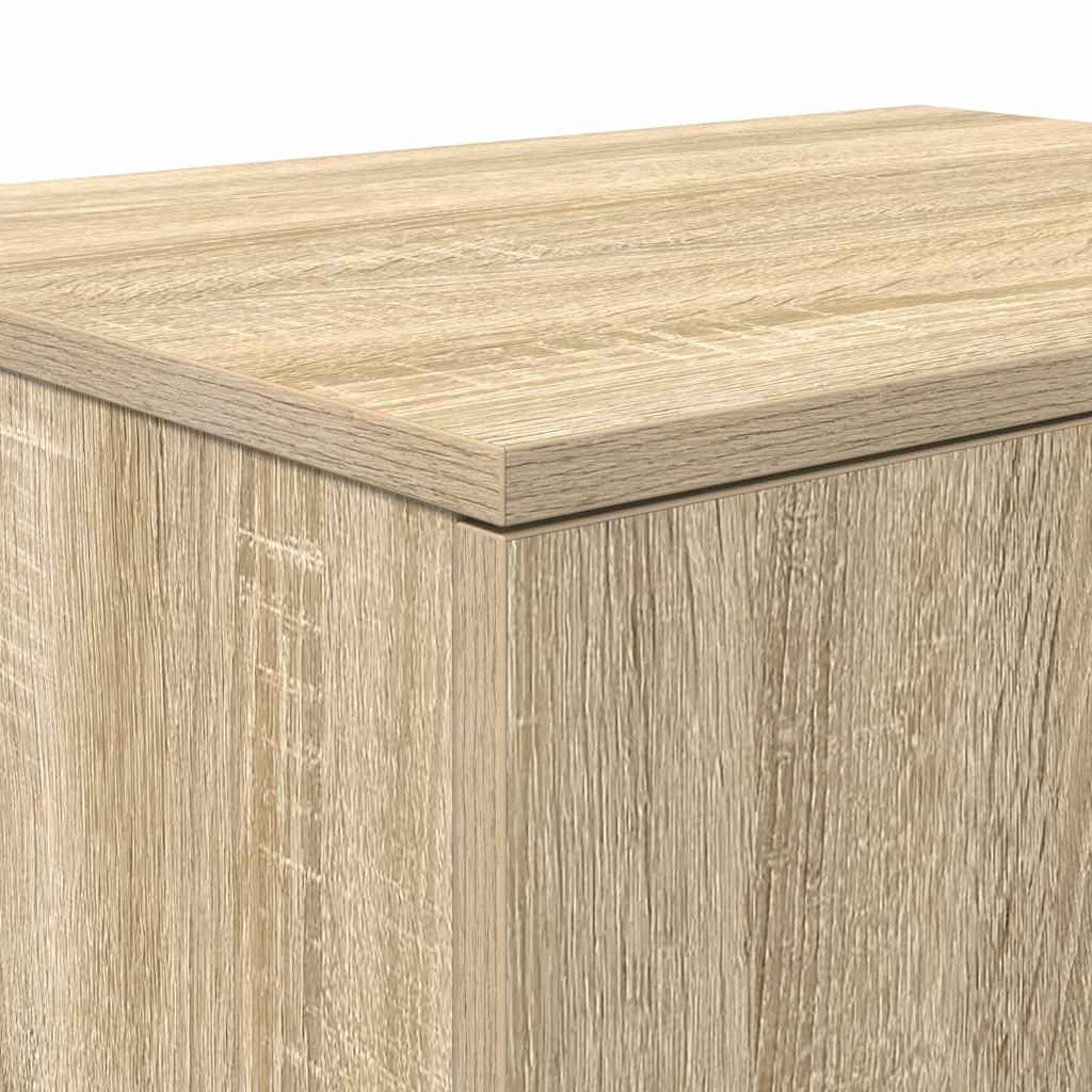 Ντουλάπι αποθήκευσης 2 pcs Δρύς Sonoma 103 x 41 x 40 εκ - Pakobazaar