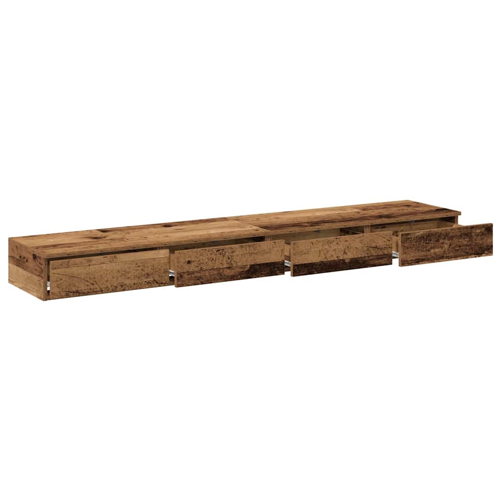 Συρτάρια κρεβατιού Παλιό ξύλο 200 x 36,5 x 16,5 εκ
