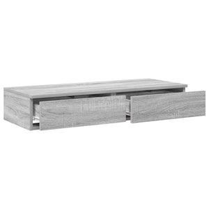 Συρτάρια κρεβατιού Γκρίζο Σονομα 80 x 36,5 x 16,5 εκ