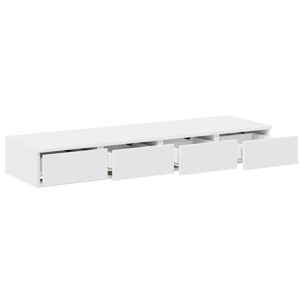 Συρτάρια κρεβατιού με συρτάρι Λευκό 120 x 36,5 x 16,5 εκ - Pakobazaar