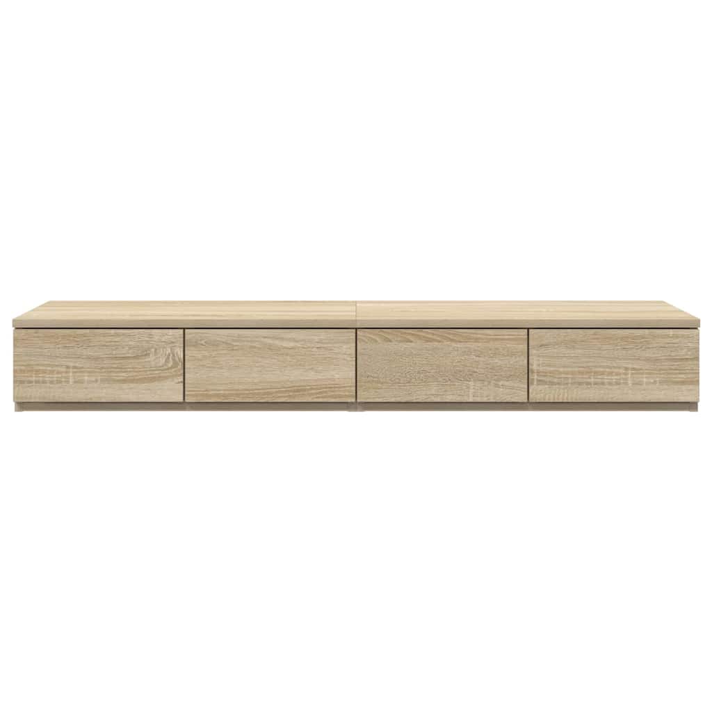 Συρτάρια κρεβατιού με συρτάρι Δρύς Sonoma 120 x 36,5 x 16,5 εκ