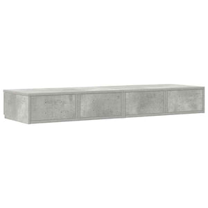 Συρτάρια κρεβατιού Σκυρόδεμα Γκρι 120 x 36,5 x 16,5 εκ