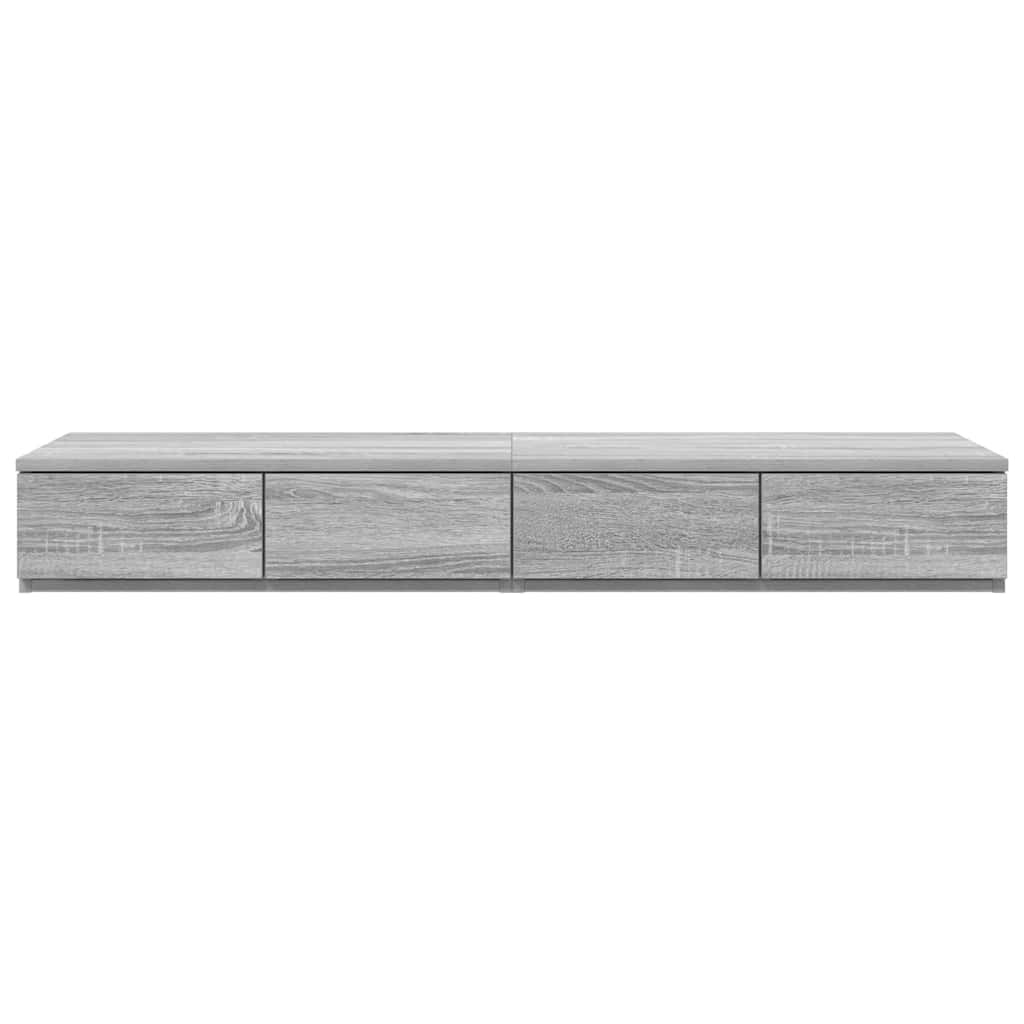 Συρτάρια κρεβατιού Γκρίζο Σονομα 120 x 36,5 x 16,5 εκ