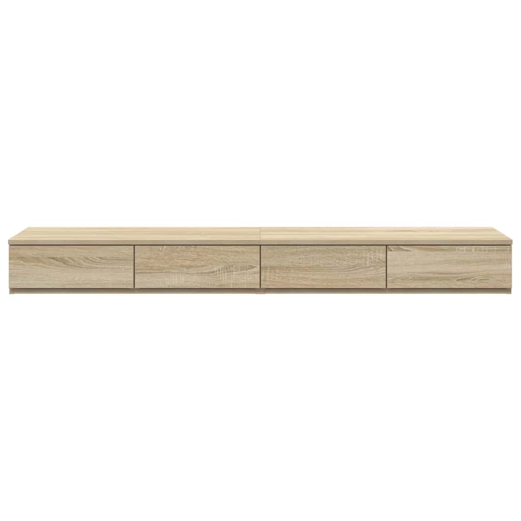 Συρτάρια κρεβατιού με συρτάρι Δρύς Sonoma 140 x 36,5 x 16,5 εκ - Pakobazaar