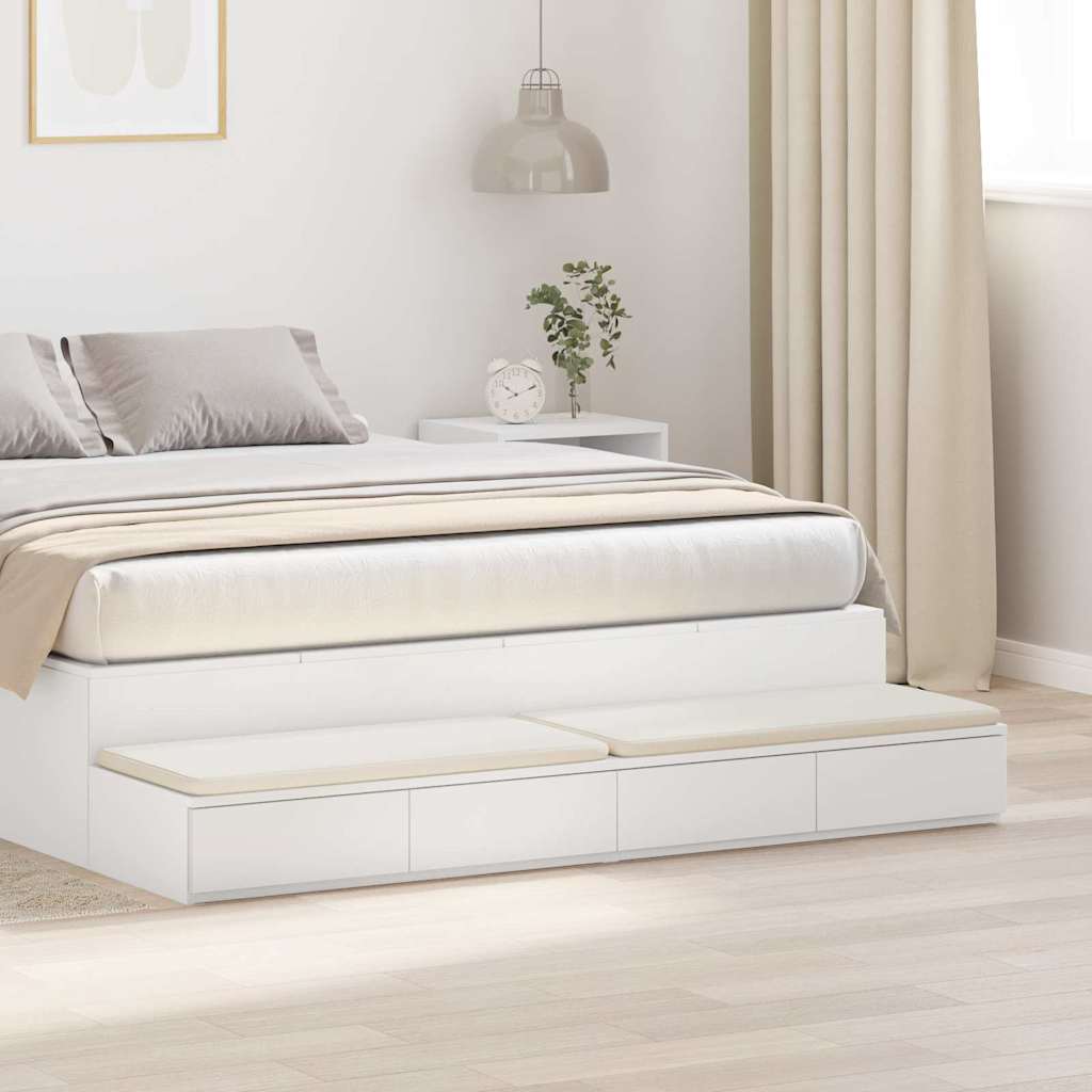 Συρτάρια κρεβατιού με συρτάρι Λευκό 150 x 36,5 x 16,5 εκ