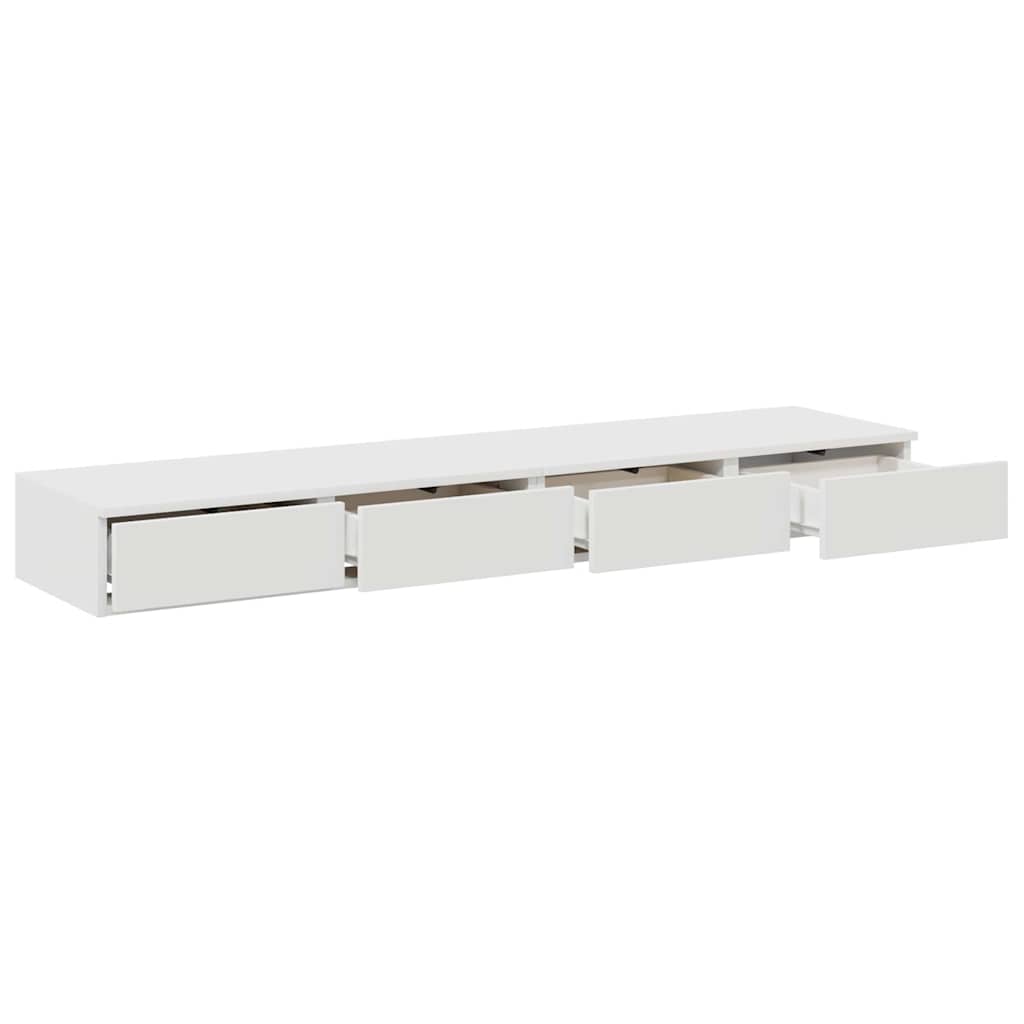 Συρτάρια κρεβατιού με συρτάρι Λευκό 150 x 36,5 x 16,5 εκ