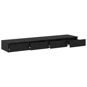 Συρτάρια κρεβατιού Μαύρη Οξυά 150 x 36,5 x 16,5 εκ