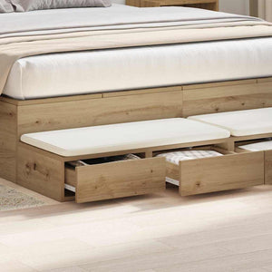 Συρτάρια κρεβατιού με συρτάρι Artisan Oak 150 x 36,5 x 16,5 εκ - Pakobazaar