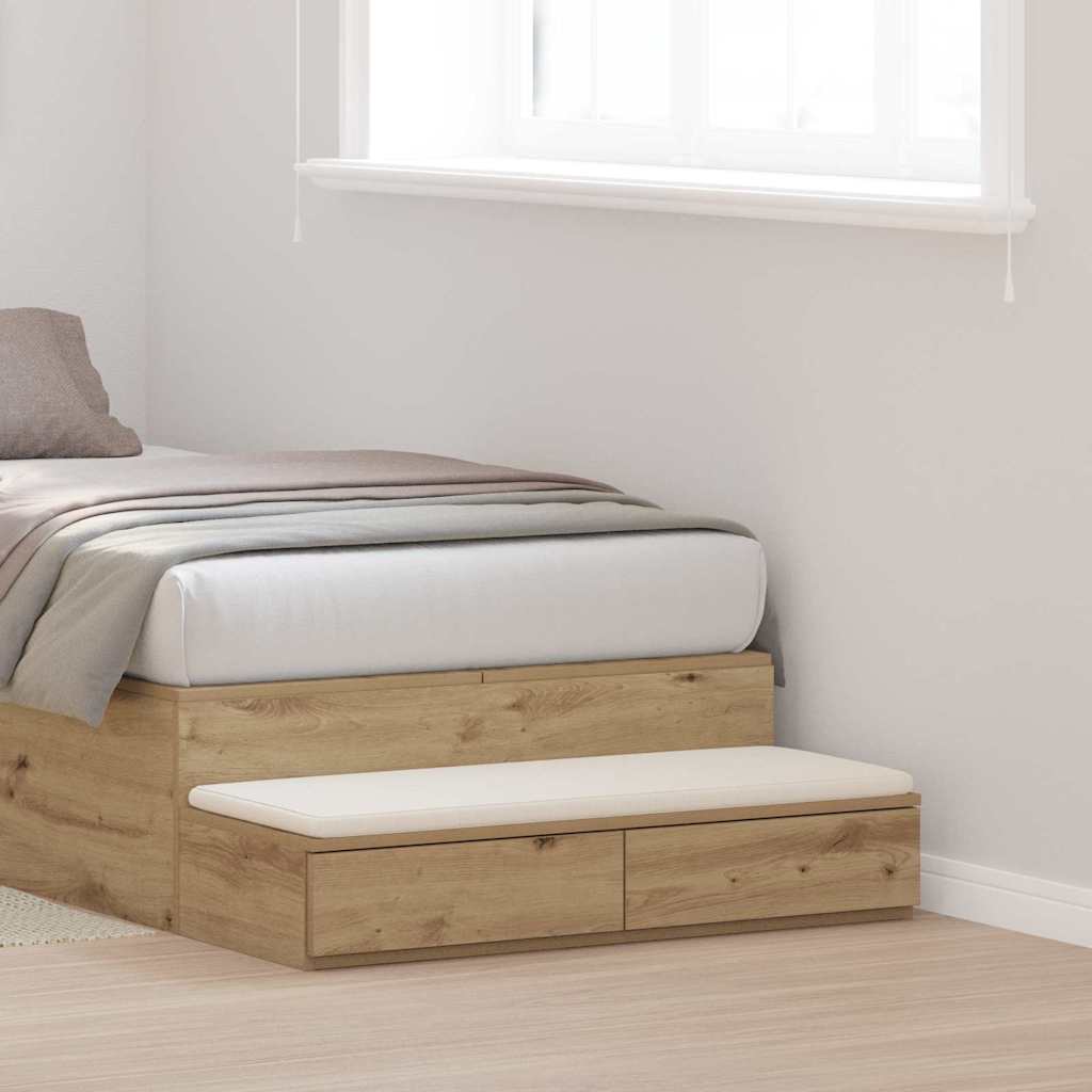Συρτάρια κρεβατιού με συρτάρι Artisan Oak 75 x 36,5 x 16,5 εκ - Pakobazaar