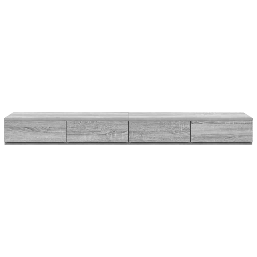 Συρτάρια κρεβατιού Γκρίζο Σονομα 160 x 36,5 x 16,5 εκ