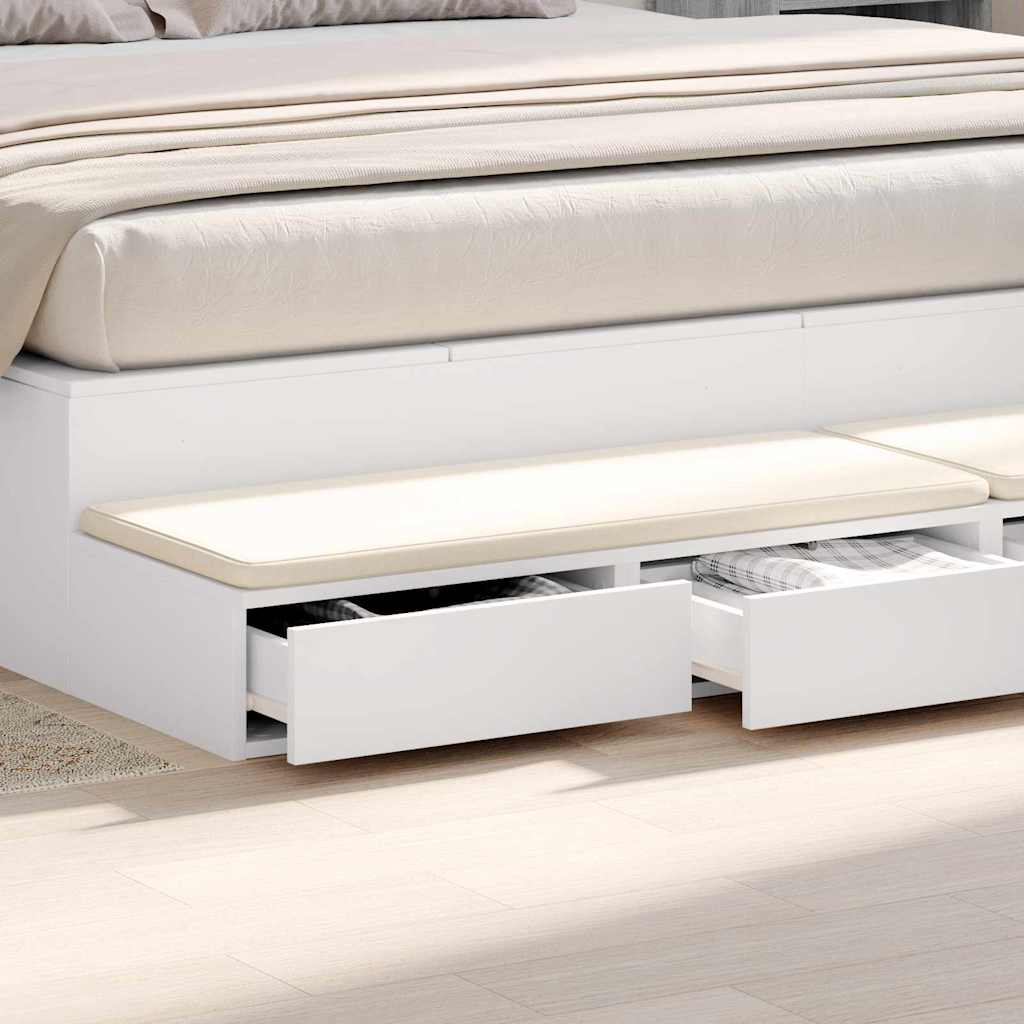 Συρτάρια κρεβατιού με συρτάρι Λευκό 180 x 36,5 x 16,5 εκ - Pakobazaar
