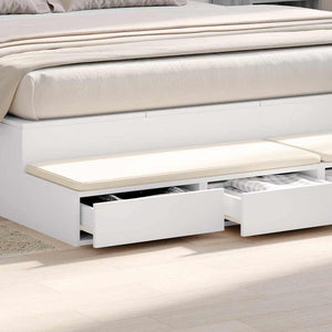Συρτάρια κρεβατιού με συρτάρι Λευκό 180 x 36,5 x 16,5 εκ - Pakobazaar