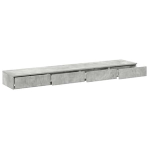 Συρτάρια κρεβατιού Σκυρόδεμα Γκρι 180 x 36,5 x 16,5 εκ - Pakobazaar