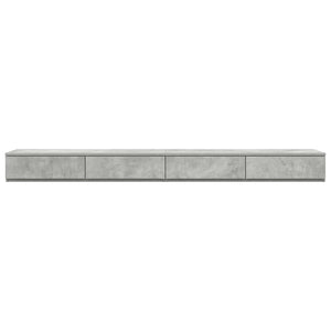 Συρτάρια κρεβατιού Σκυρόδεμα Γκρι 180 x 36,5 x 16,5 εκ - Pakobazaar