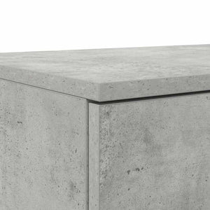 Συρτάρια κρεβατιού Σκυρόδεμα Γκρι 135 x 36,5 x 16,5 εκ - Pakobazaar