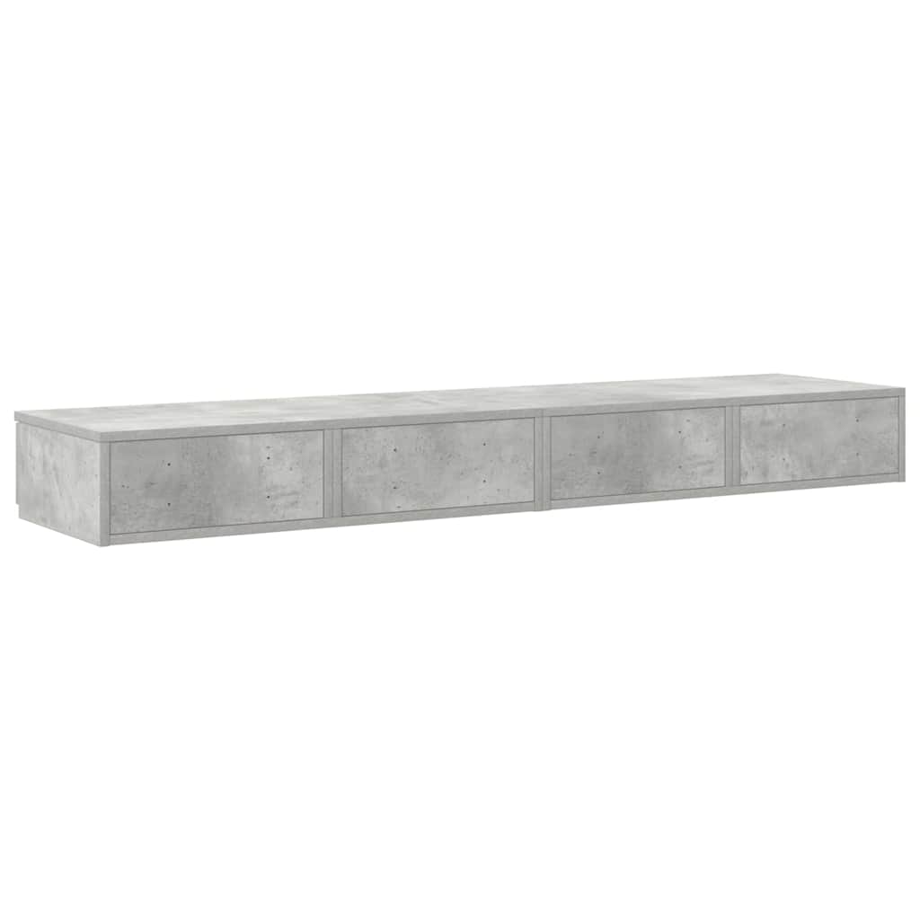 Συρτάρια κρεβατιού Σκυρόδεμα Γκρι 135 x 36,5 x 16,5 εκ - Pakobazaar