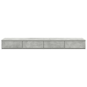 Συρτάρια κρεβατιού Σκυρόδεμα Γκρι 135 x 36,5 x 16,5 εκ - Pakobazaar