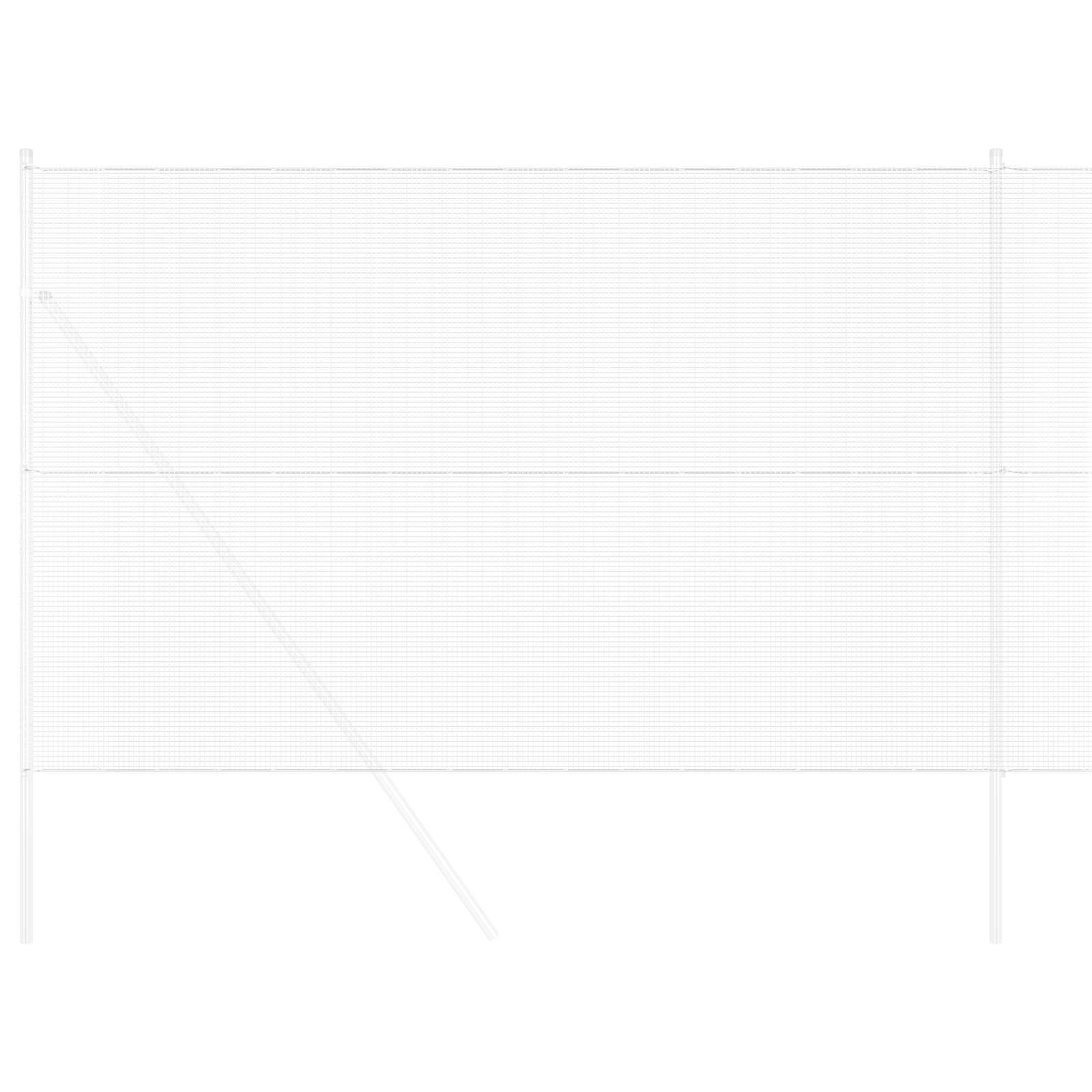 Συγκολλητός φράχτης από σύρμα Ασημί