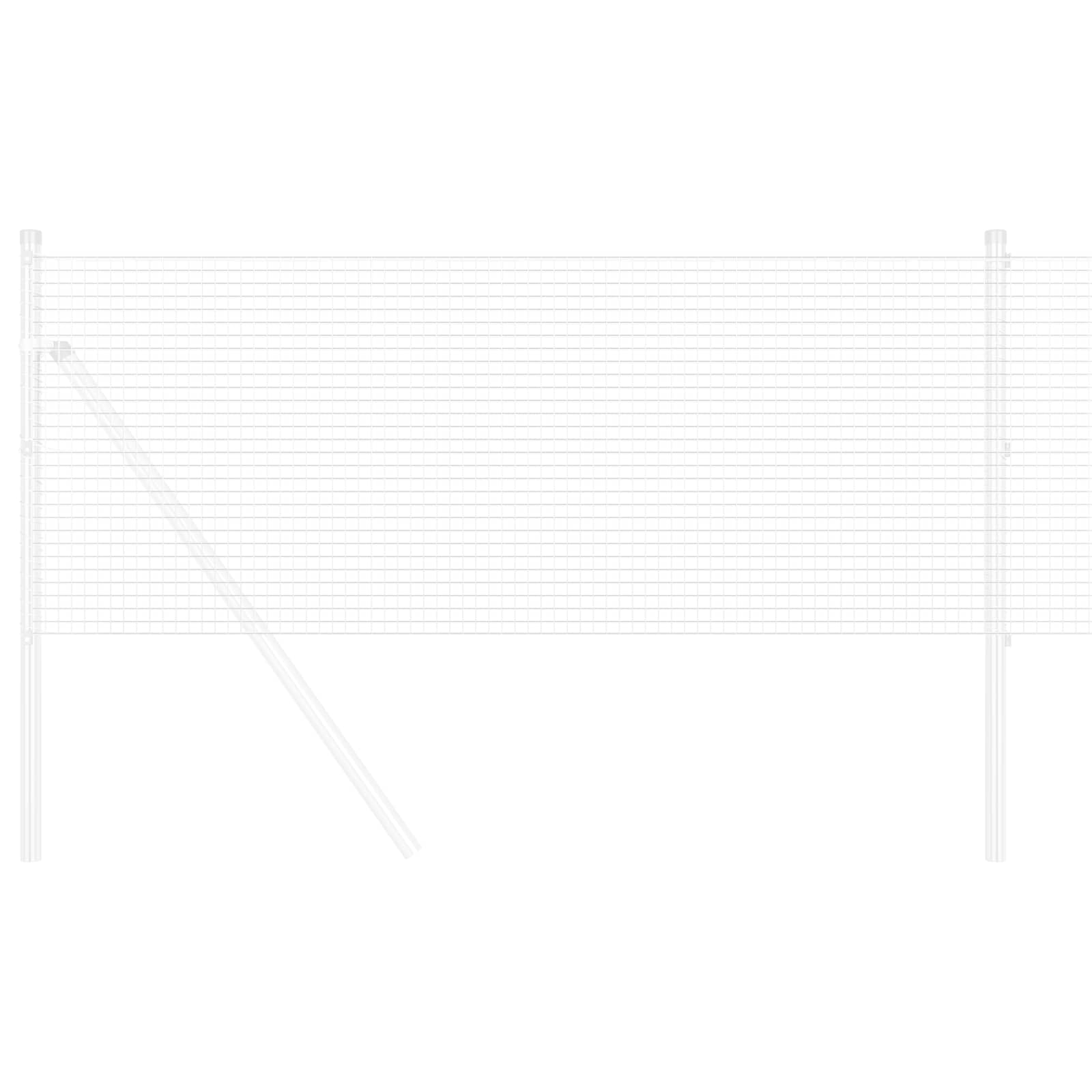 Συγκολλητός φράχτης από σύρμα Ασημί 0.4 x 50 μ.