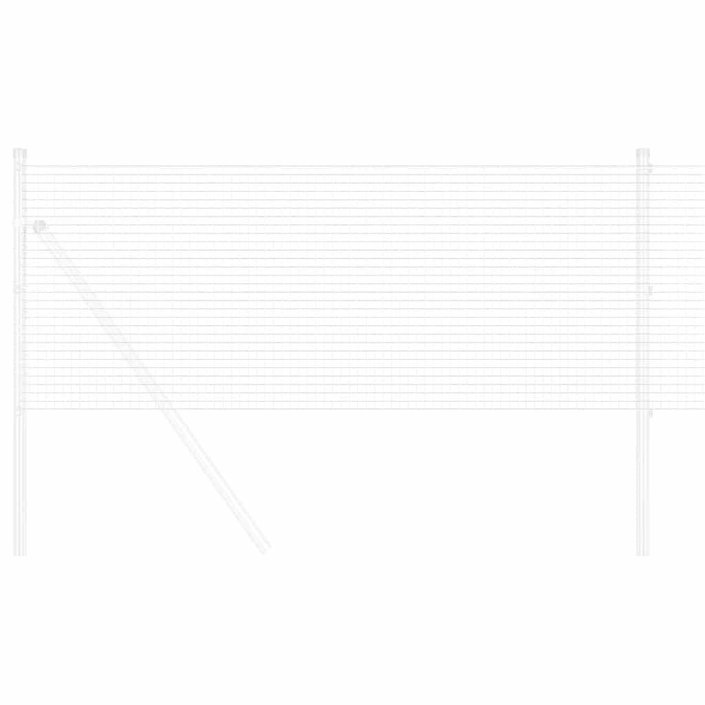 Συγκολλητός φράχτης από σύρμα Ασημί 1 x 50 m