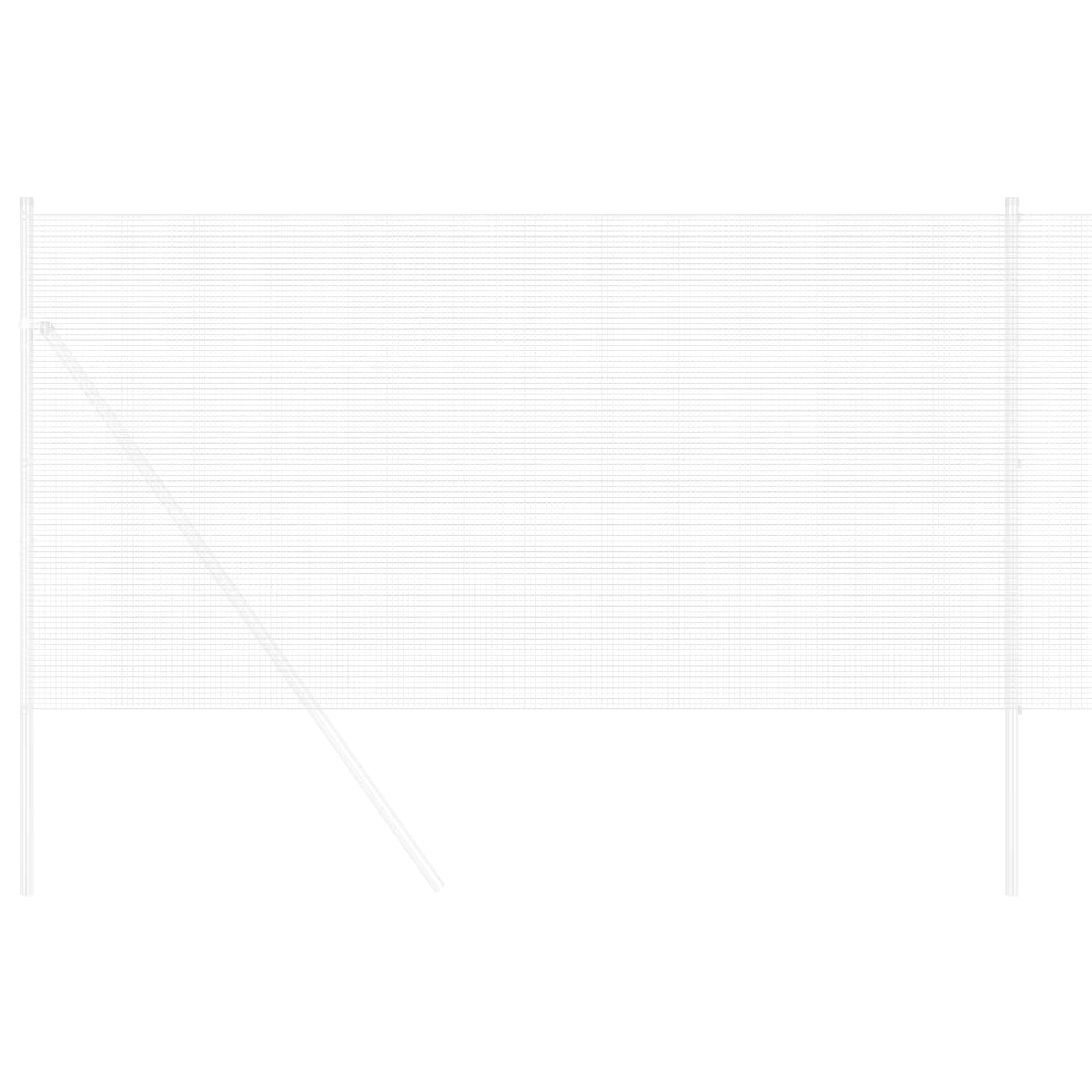 Συγκολλητός φράχτης από σύρμα Ασημί 0.4 x 100 μ