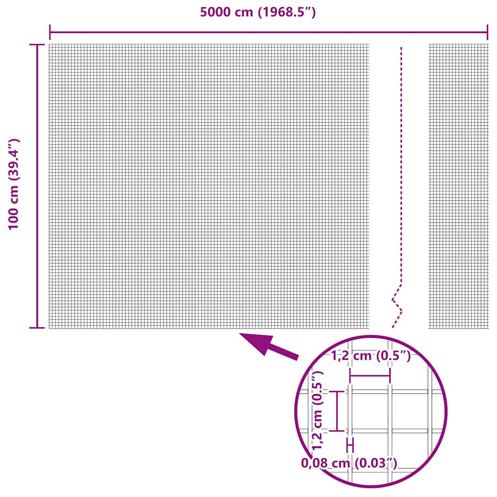 Συγκολλητός φράχτης από σύρμα Πράσινο