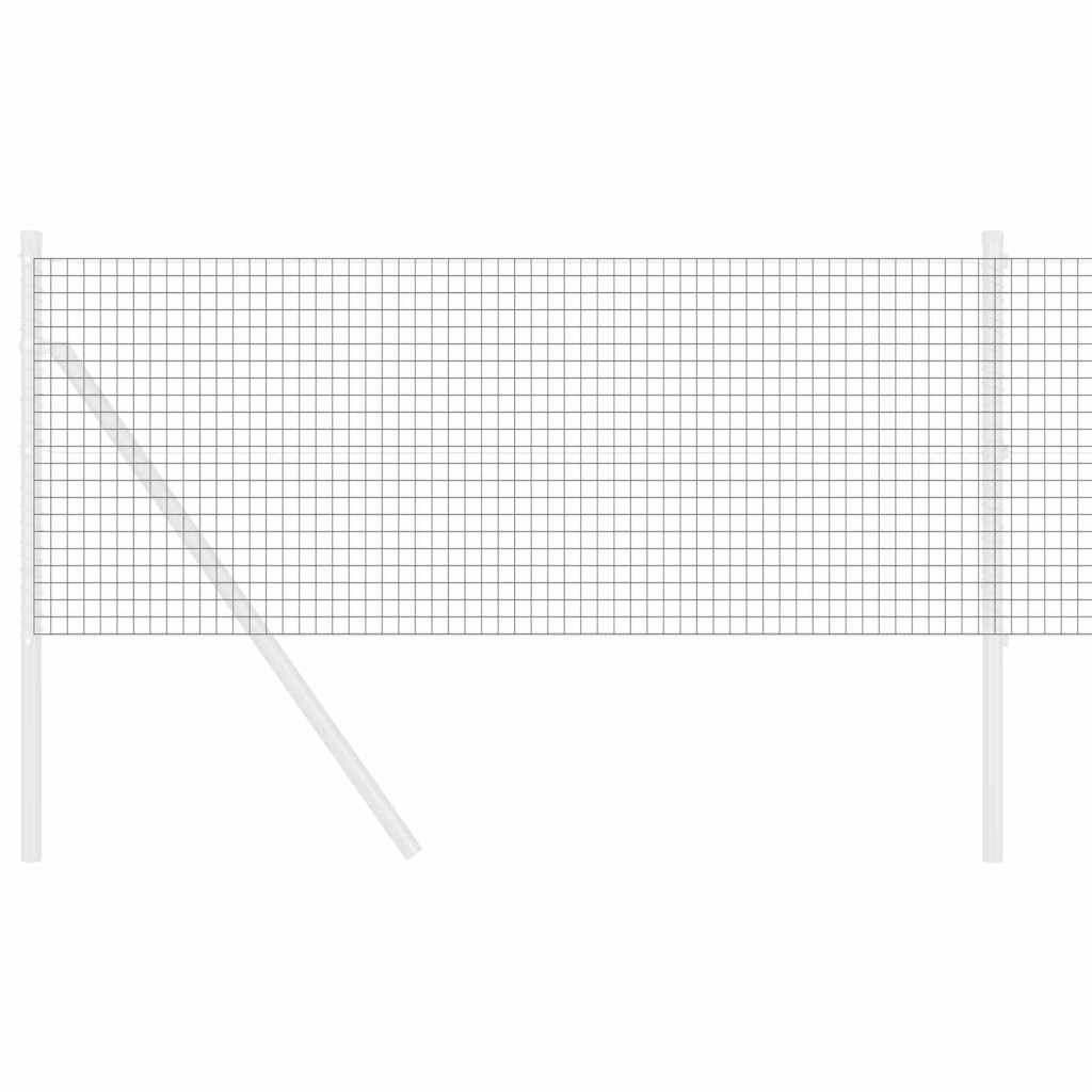 Συγκολλητός φράχτης από σύρμα 1000 x 80 εκ. Γκρι