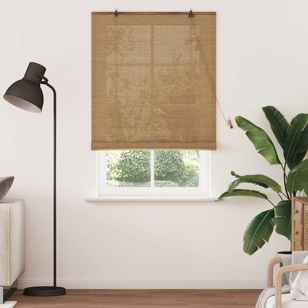 Ρόλερ (στόρι) Καφέ 100 x 220 cm Μπαμπού - Pakobazaar