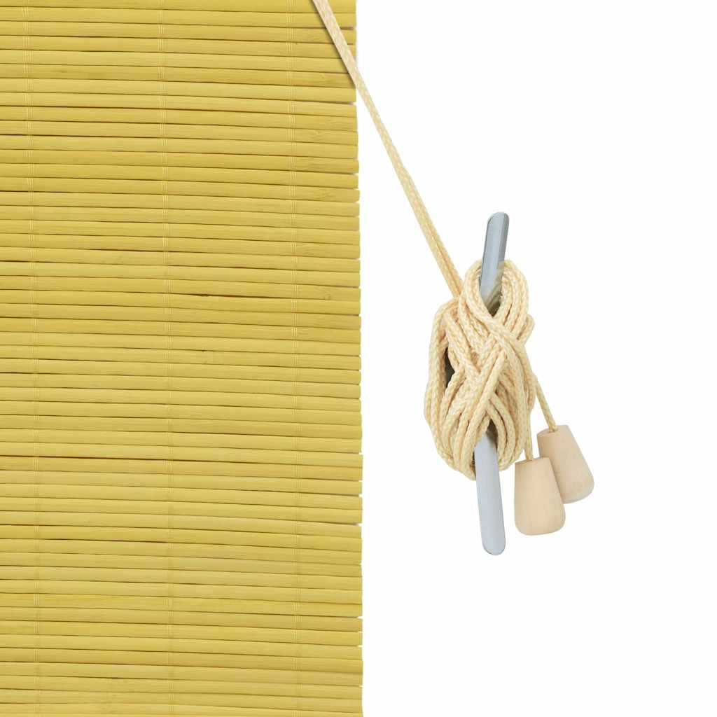 Ρόλερ με κουρτίνες Κίτρινο 60 x 220 εκ. Μπαμπού - Pakobazaar