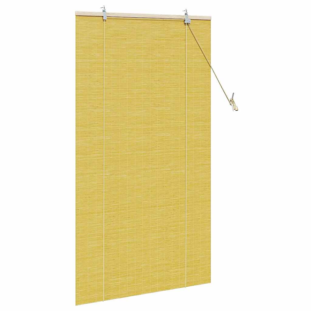 Ρόλερ με κουρτίνες Κίτρινο 80 x 160 cm Μπαμπού - Pakobazaar