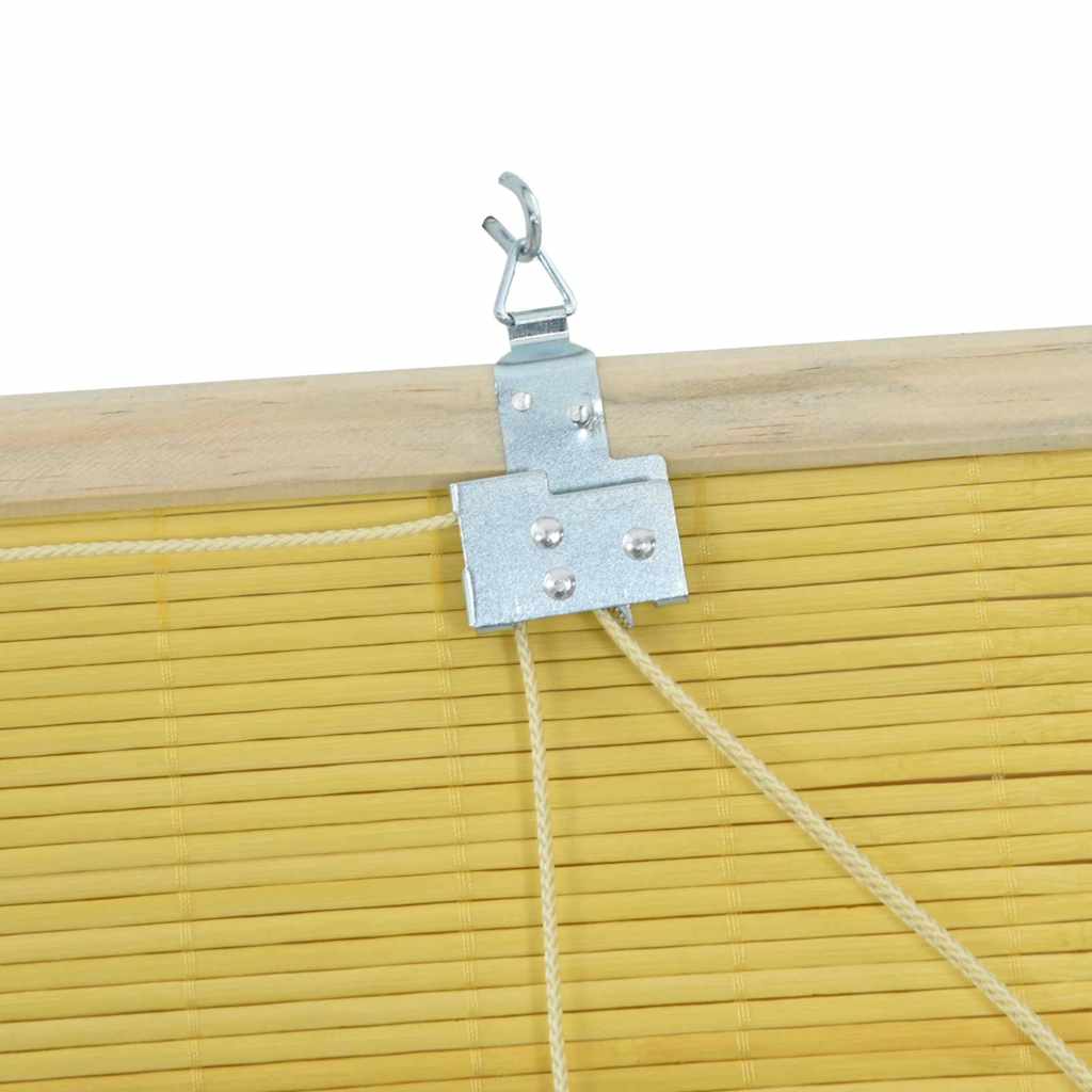 Ρόλερ με κουρτίνες Κίτρινο 90 x 160 εκ. Μπαμπού - Pakobazaar