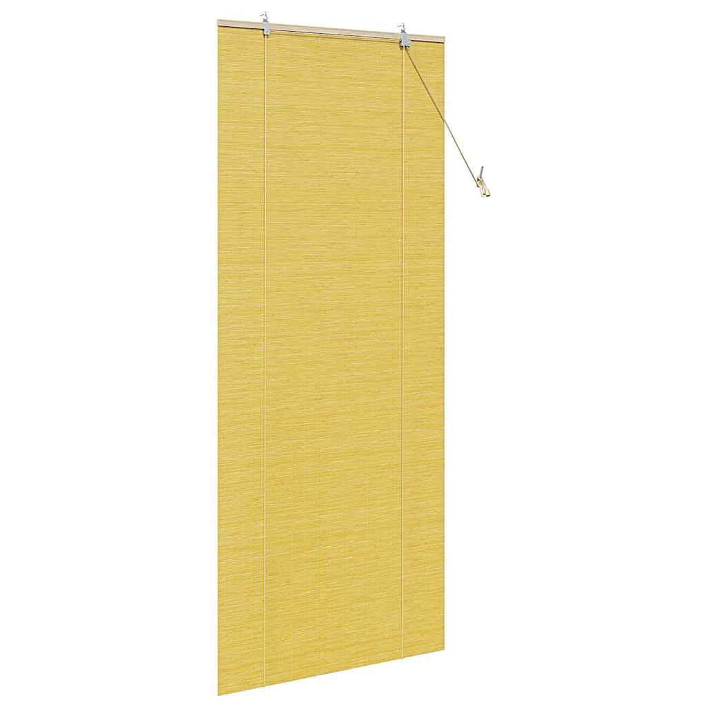 Ρόλερ με κουρτίνες Κίτρινο 90 x 220 cm Μπαμπού - Pakobazaar