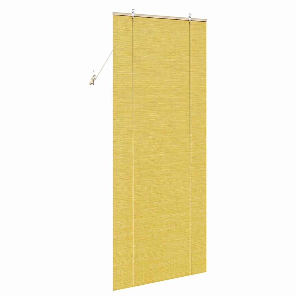 Ρόλερ με κουρτίνες Κίτρινο 90 x 220 cm Μπαμπού - Pakobazaar