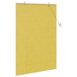 Ρόλερ με κουρτίνες Κίτρινο 110 x 160 cm Μπαμπού - Pakobazaar