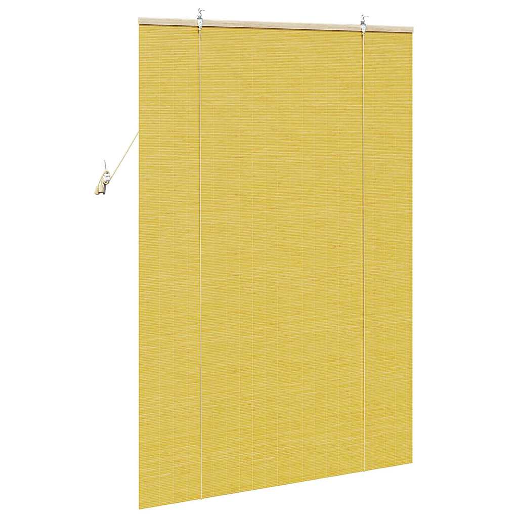 Ρόλερ με κουρτίνες Κίτρινο 110 x 160 cm Μπαμπού - Pakobazaar