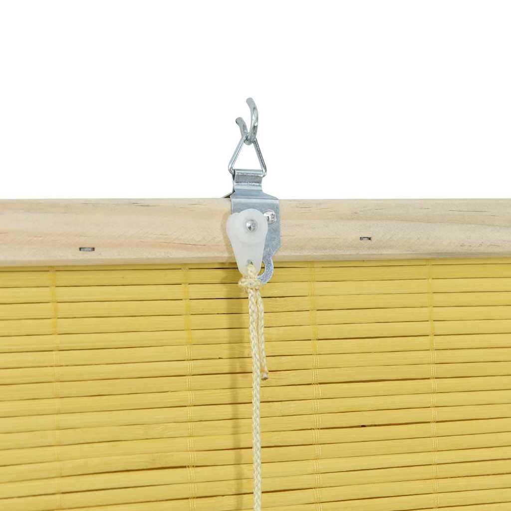 Ρόλερ με κουρτίνες Κίτρινο 110 x 220 cm Μπαμπού - Pakobazaar
