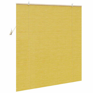 Ρόλερ με κουρτίνες Κίτρινο 150 x 160 cm Μπαμπού - Pakobazaar