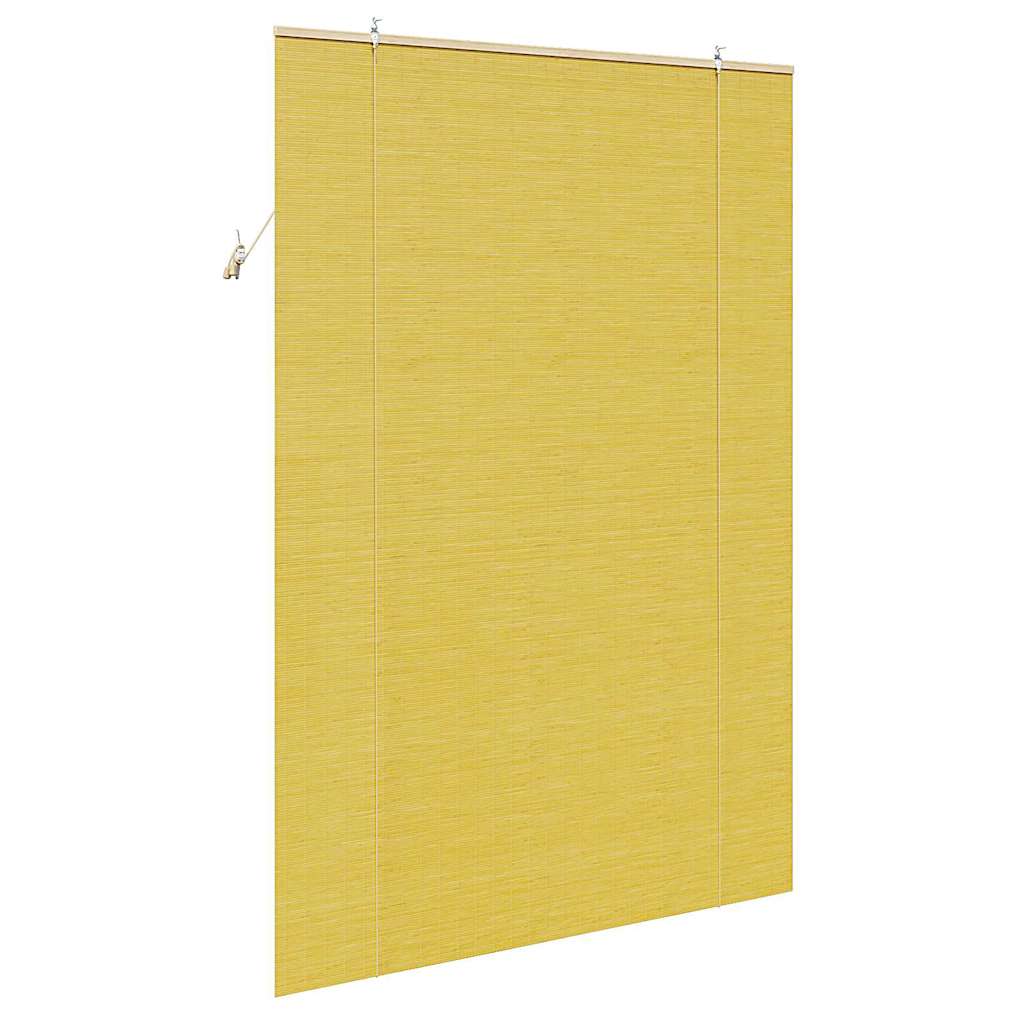 Ρόλερ με κουρτίνες Κίτρινο 150 x 220 cm Μπαμπού - Pakobazaar