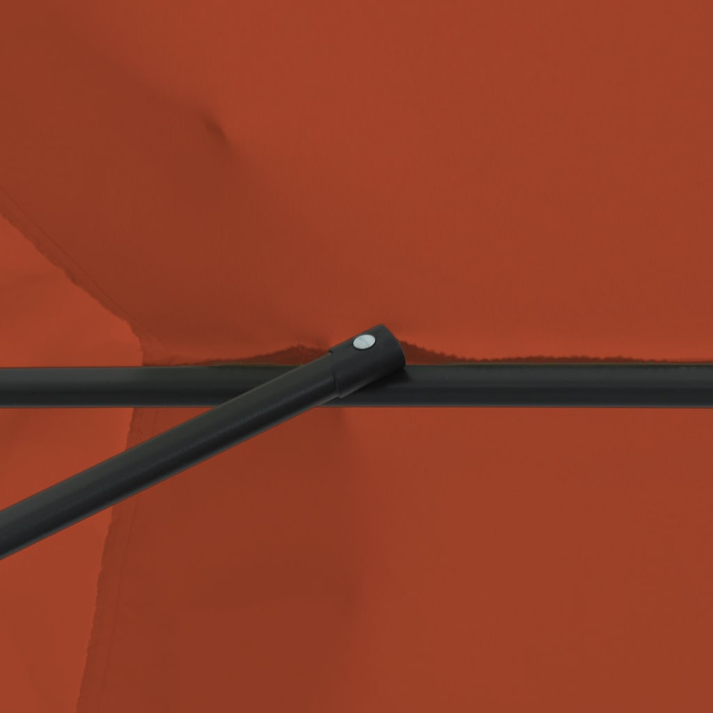 Ομπρέλα Κήπου Τερακότα 394 x 394 x 248 εκ