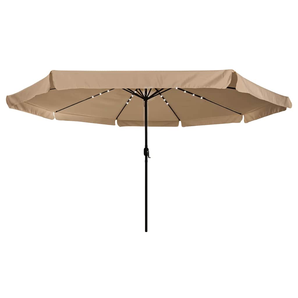 Ομπρέλα Κήπου Taupe 395 x 395 x 245 εκ. Πολυεστέρας