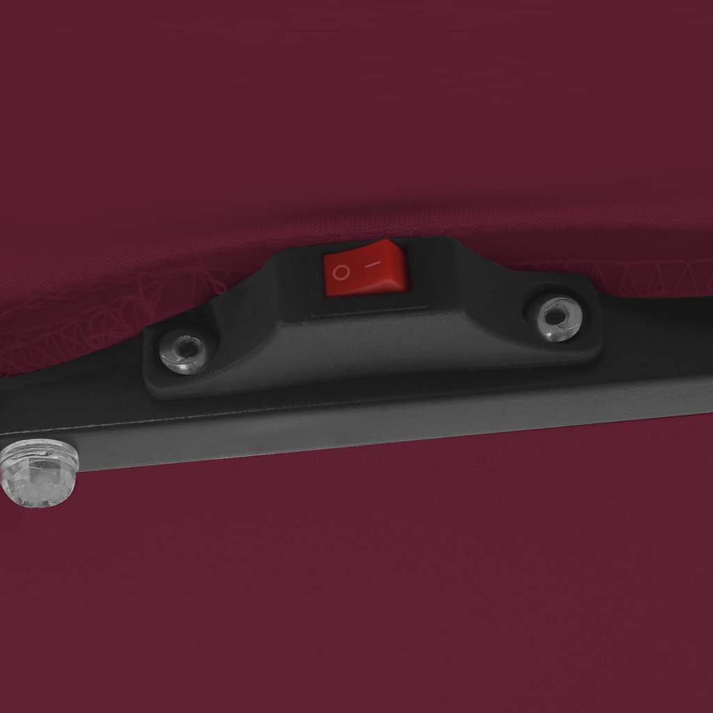 Ομπρέλα Κήπου Βεραμάν Κόκκινο 295 x 295 x 245 εκ