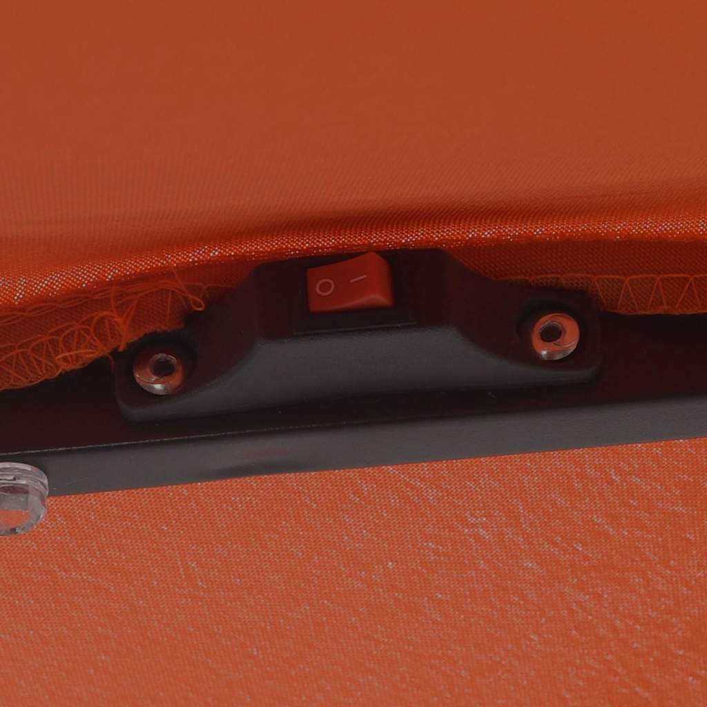 Ομπρέλα Κήπου με φώτα λωρίδας LED Τερακότα 295 x 295 x 245 εκ