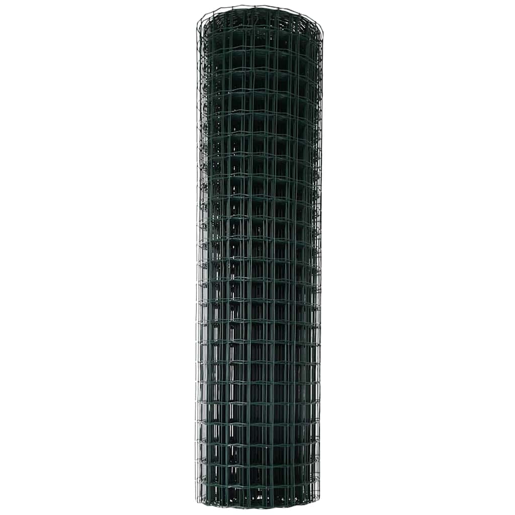 Φράχτης Εuro Πράσινο 1 x 10 m Σίδηρος με επικάλυψη PVC - Pakobazaar