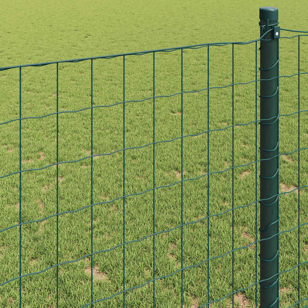 Φράχτης Εuro Πράσινο 1 x 10 m Σίδηρος με επικάλυψη PVC - Pakobazaar