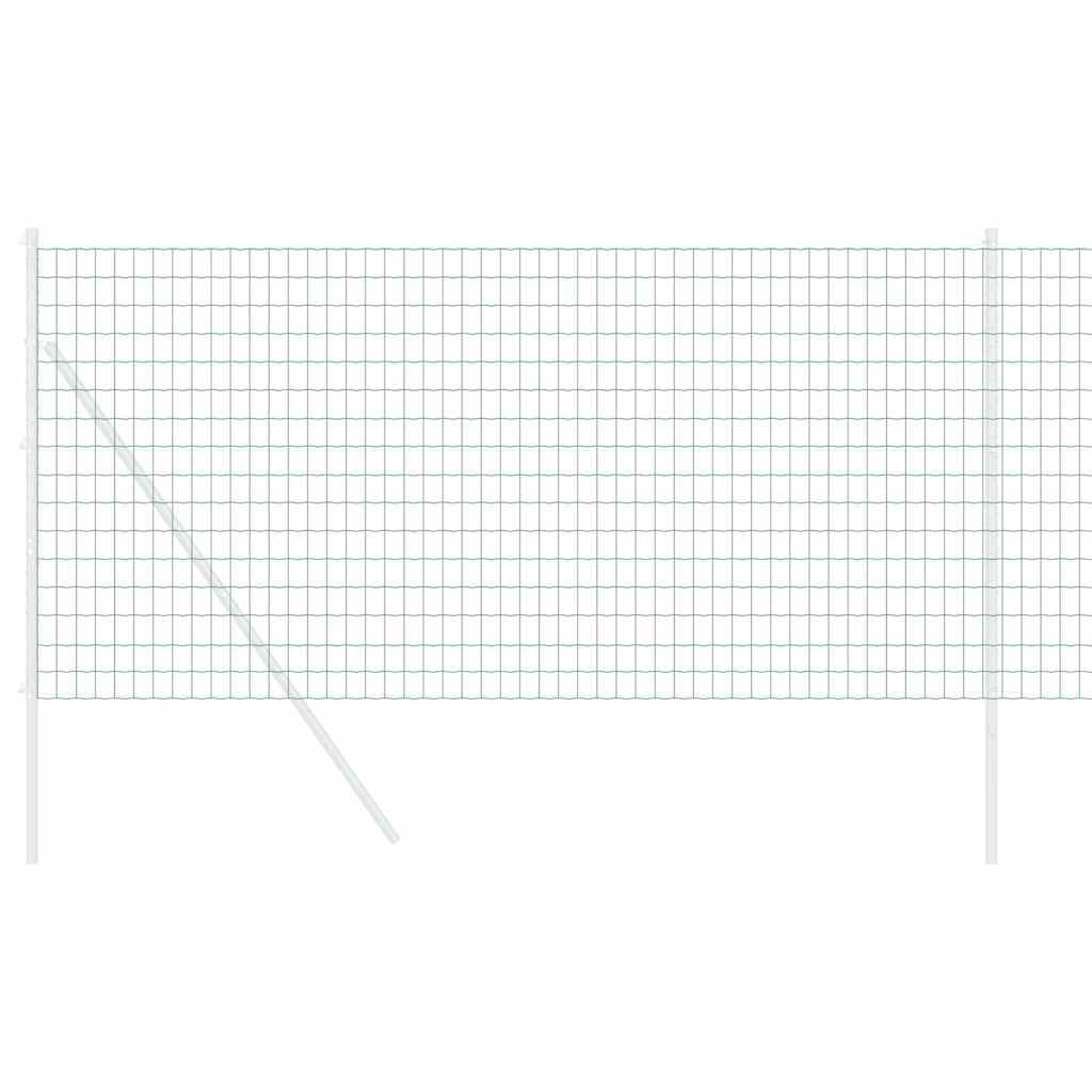Φράχτης Εuro Πράσινο 1,2 x 10 m Σίδηρος με επικάλυψη PVC - Pakobazaar