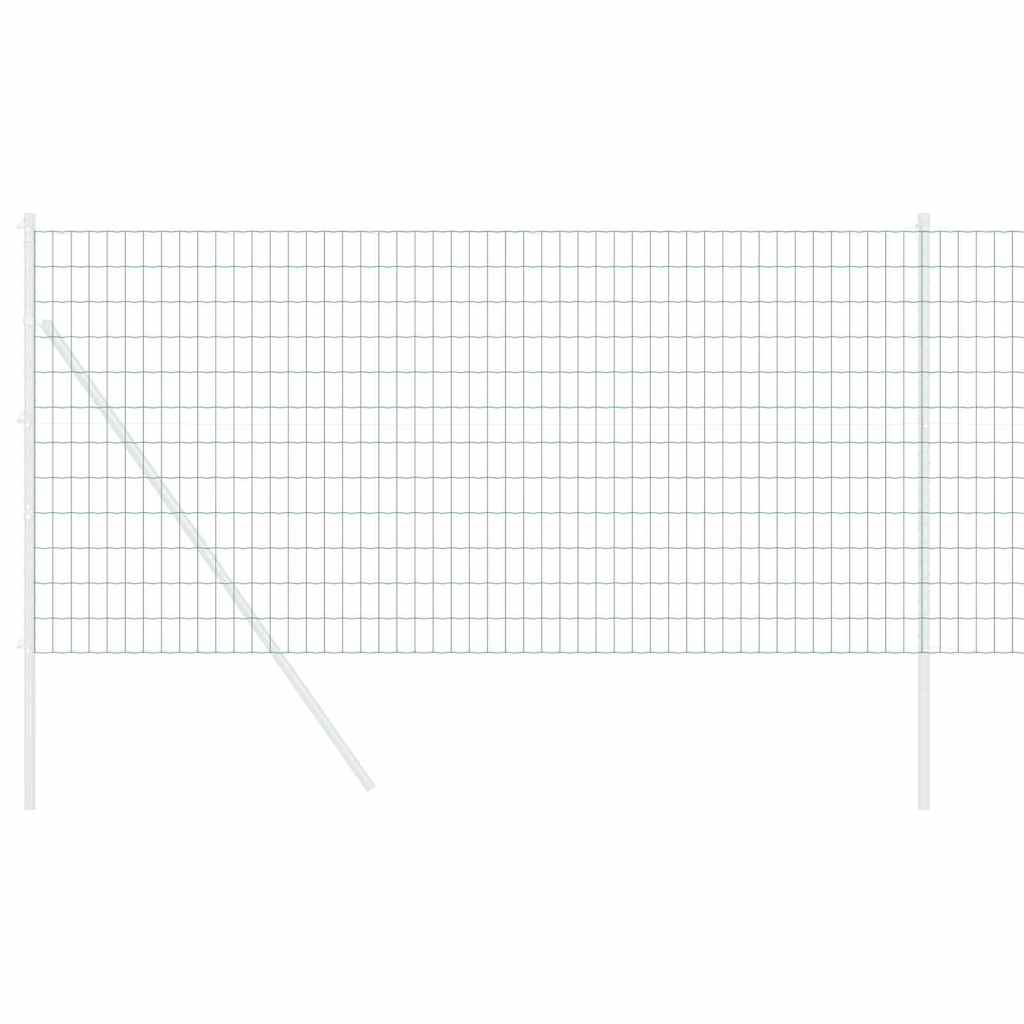 Φράχτης Εuro Πράσινο 1 x 10 m Σίδηρος με επικάλυψη PVC - Pakobazaar