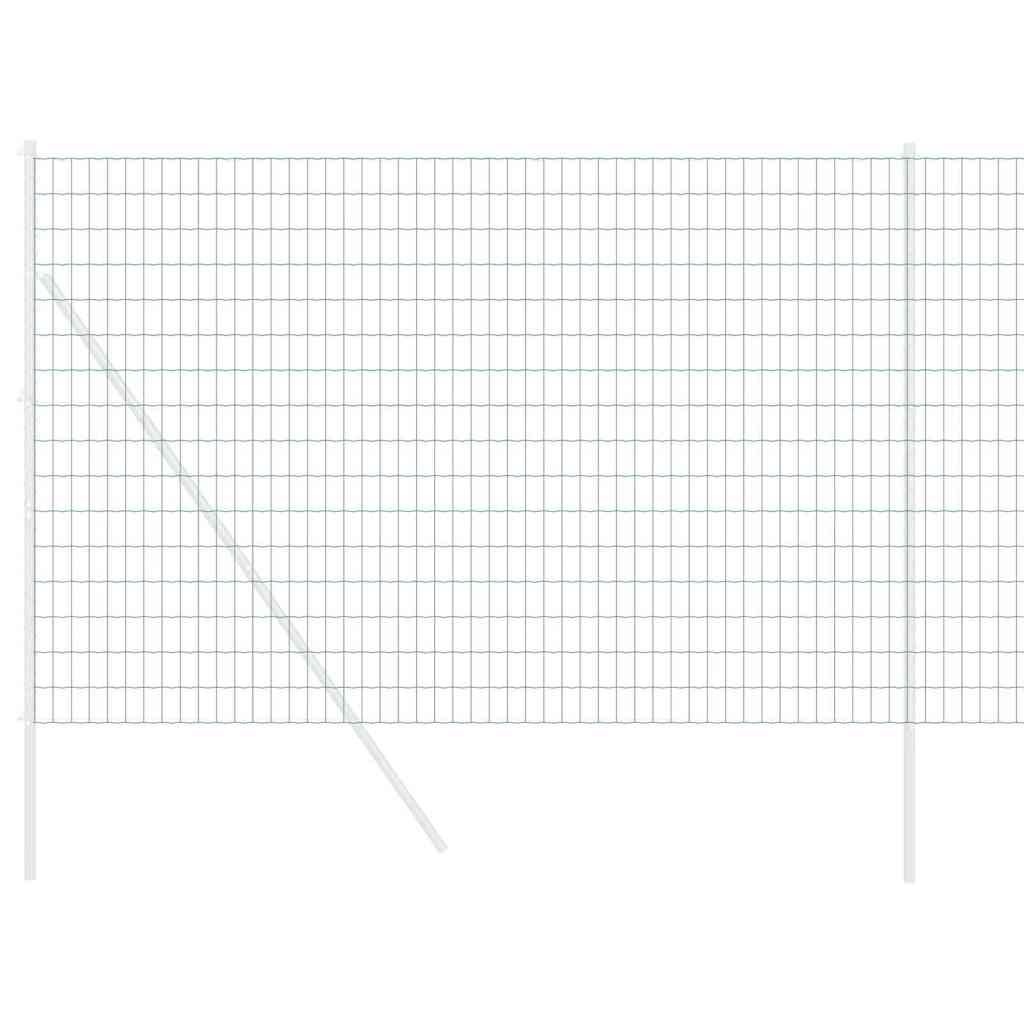 Φράχτης Εuro Πράσινο 1,6 x 10 m Σίδηρος με επικάλυψη PVC - Pakobazaar