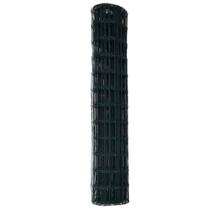 Φράχτης Εuro Πράσινο 1 x 10 m Σίδηρος με επικάλυψη PVC - Pakobazaar