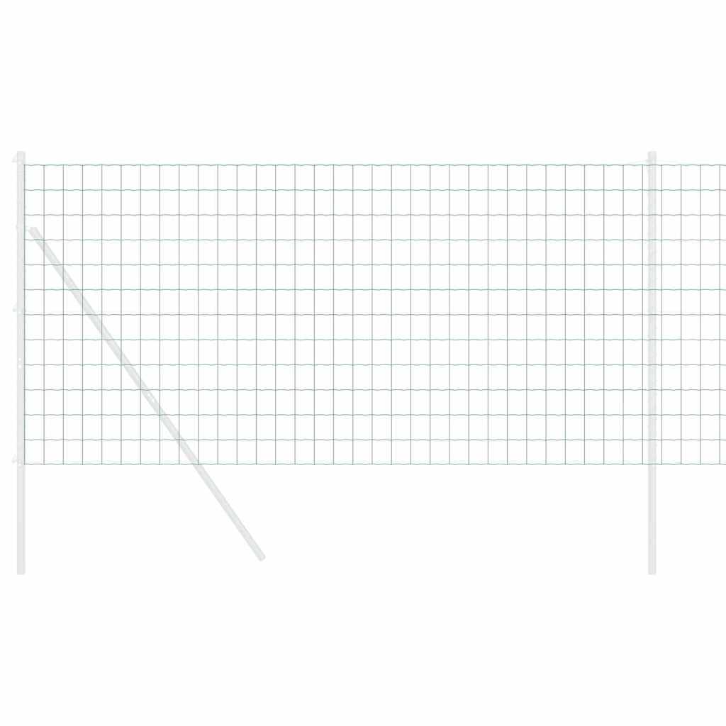 Φράχτης Εuro Πράσινο 1 x 10 m Σίδηρος με επικάλυψη PVC - Pakobazaar