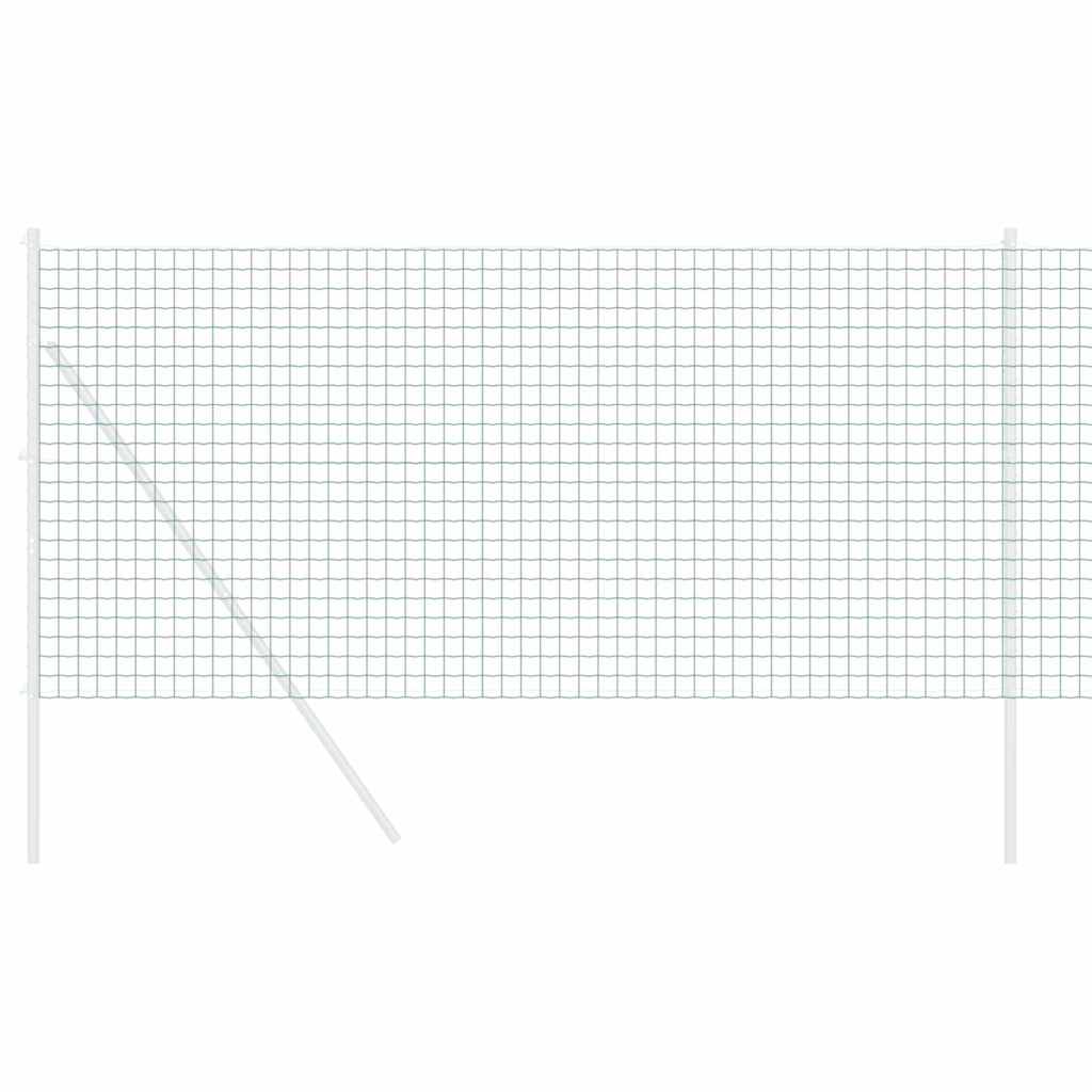 Φράχτης Εuro Πράσινο 1,2 x 25 m Σίδηρος με επικάλυψη PVC - Pakobazaar